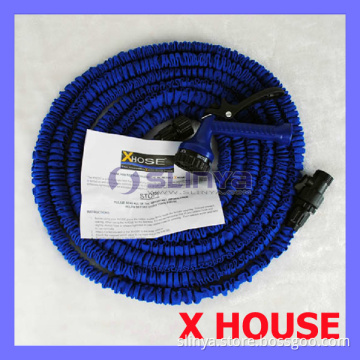 Expandable Flexible Xhose W/ Sprinkler Water Garden Tube 25 50 75 Ft (TV-100)
